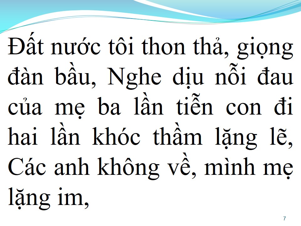 Lời bài hát ĐẤT NƯỚC