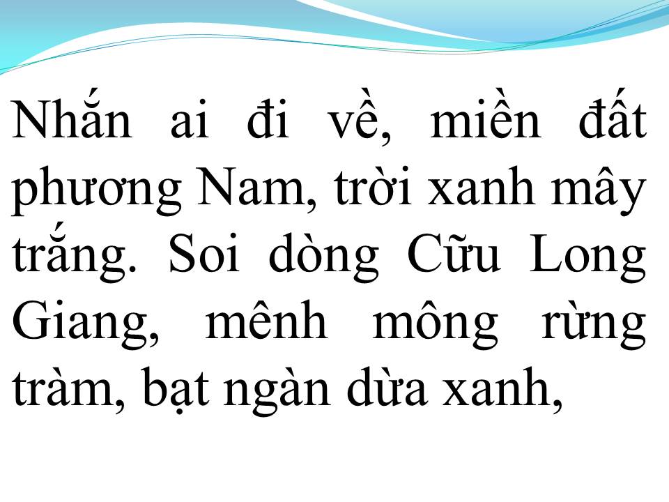 Lời bài hát ĐẤT PHƯƠNG NAM