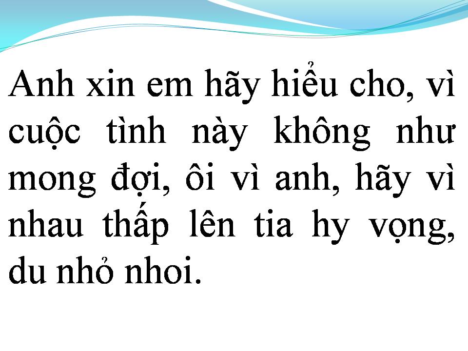 Lời bài hát DẤU CHẤM HẾT