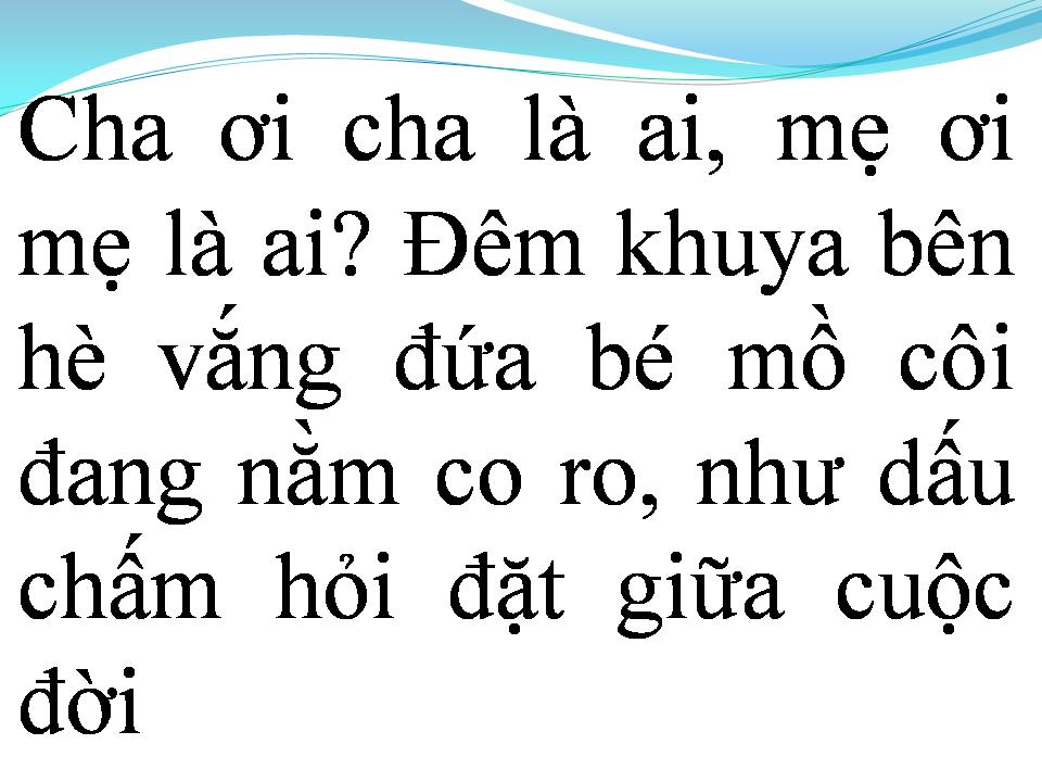 Lời bài hát DẤU CHẤM HỎI