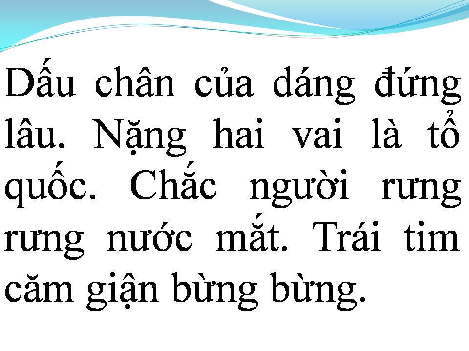 Lời bài hát DẤU CHÂN PHÍA TRƯỚC