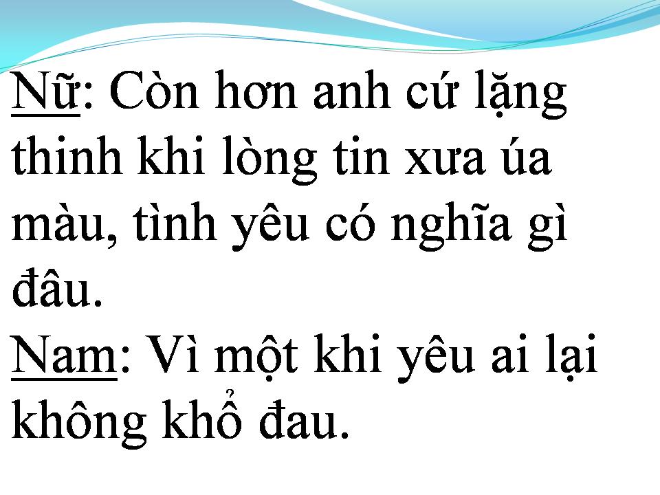 Lời bài hát ĐAU MỘT LẦN RỒI THÔI