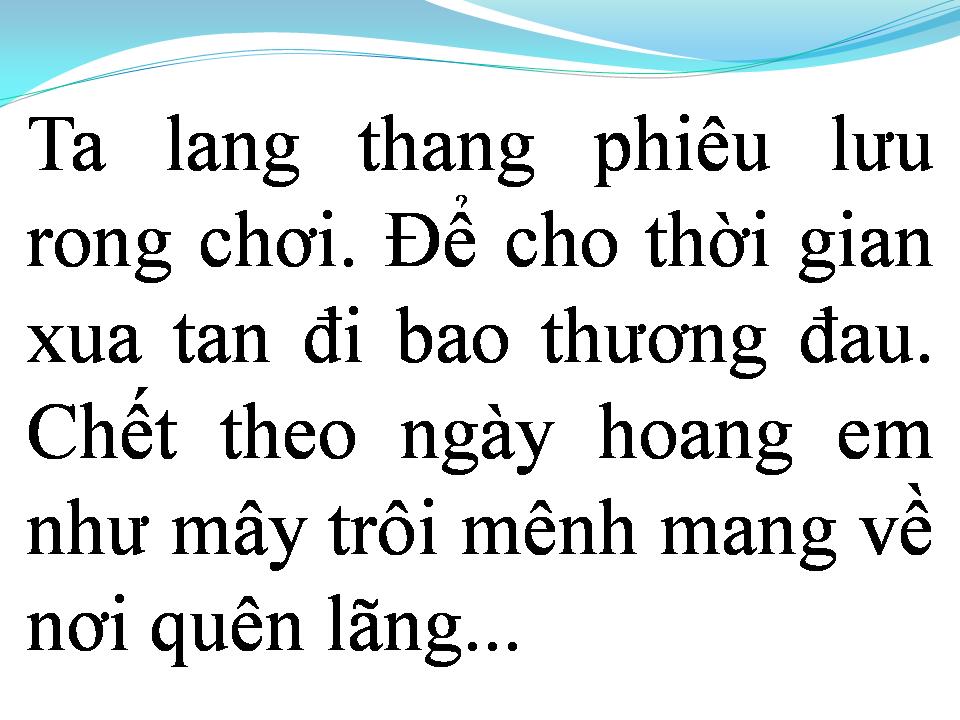 Lời bài hát DẪU TÌNH ĐÃ XA