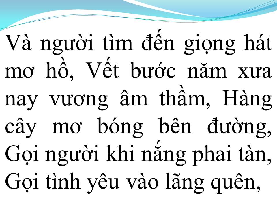 Lời bài hát DẤU TÌNH SẦU