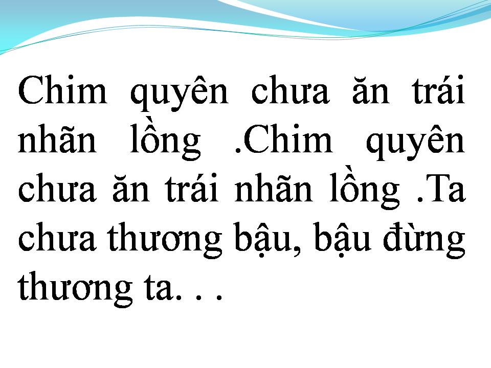 Lời bài hát ĐAU XÓT LÝ CHIM QUYÊN