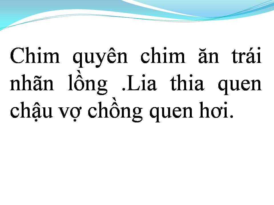 Lời bài hát ĐAU XÓT LÝ CHIM QUYÊN