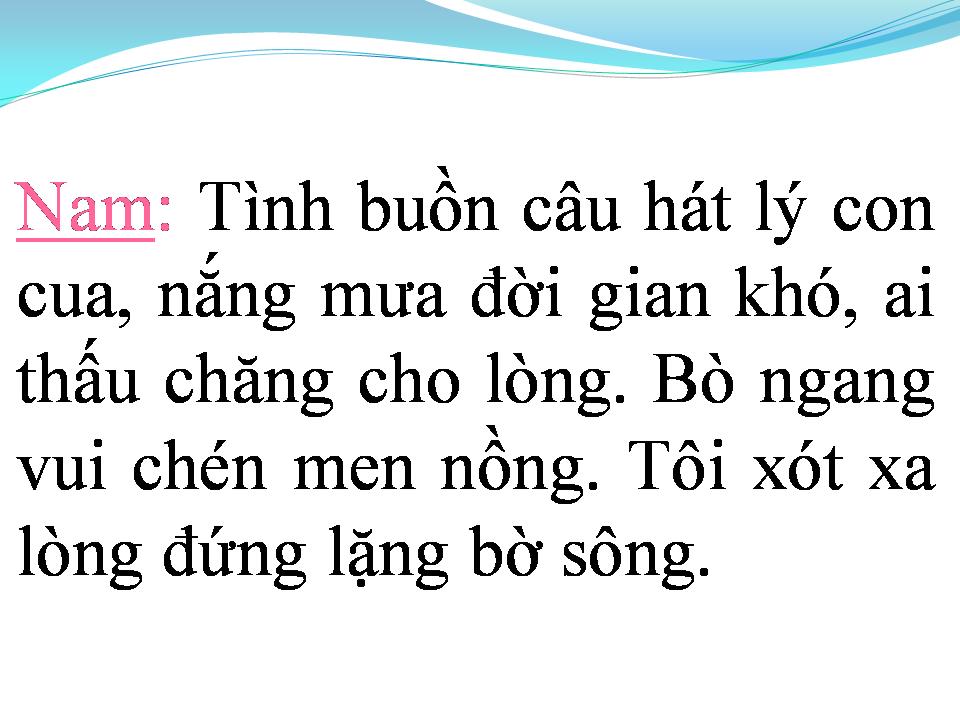 Lời bài hát ĐAU XÓT LÝ CON CUA
