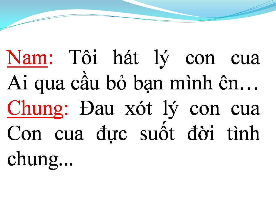 Lời bài hát ĐAU XÓT LÝ CON CUA