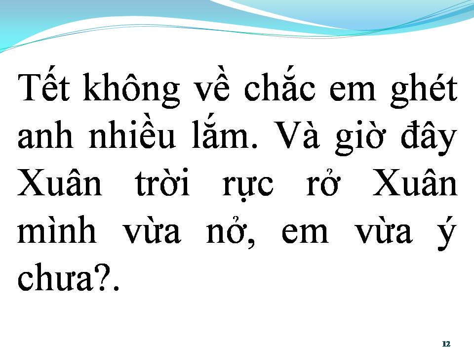 Lời bài hát ĐẦU XUÂN LÍNH CHÚC
