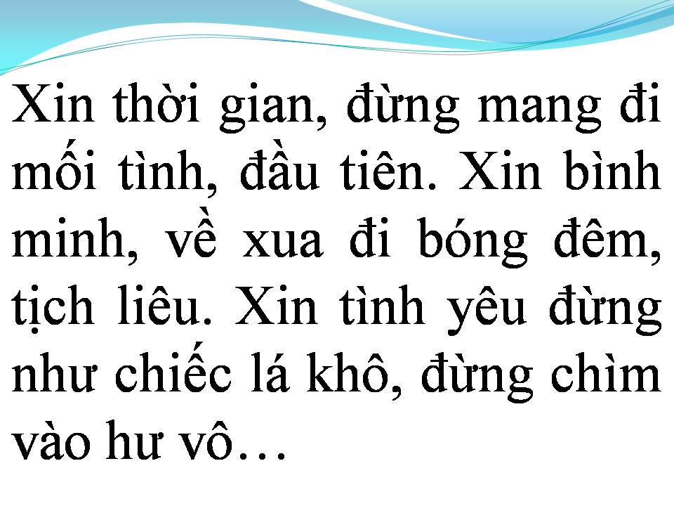 Lời bài hát DẤU YÊU ƠI