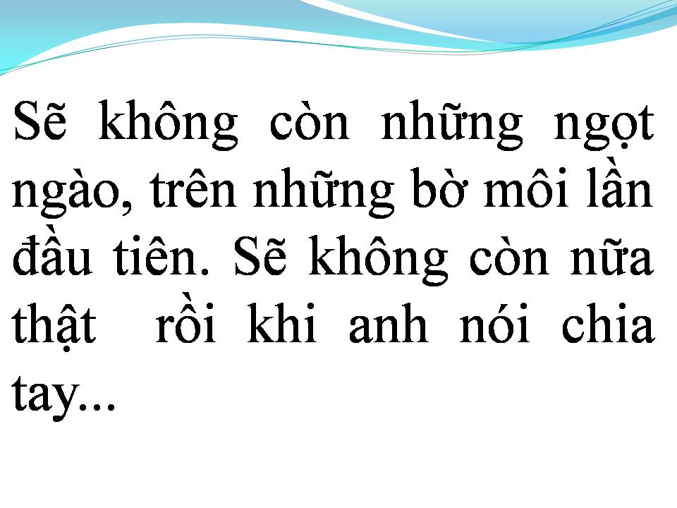 Lời bài hát DẤU YÊU TÌNH ĐẦU