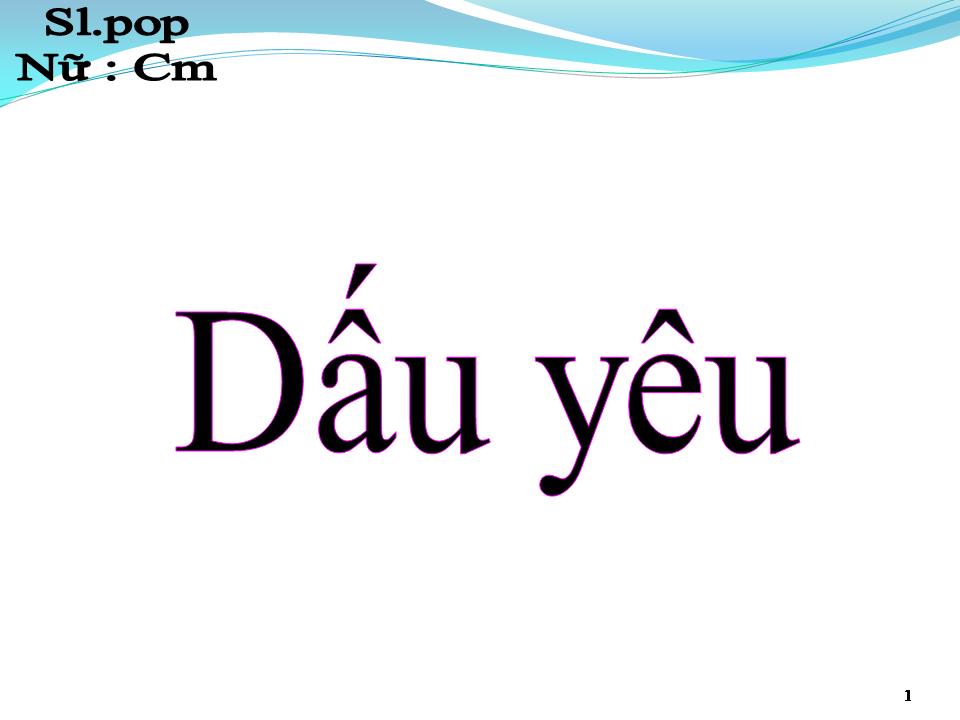 Lời bài hát DẤU YÊU