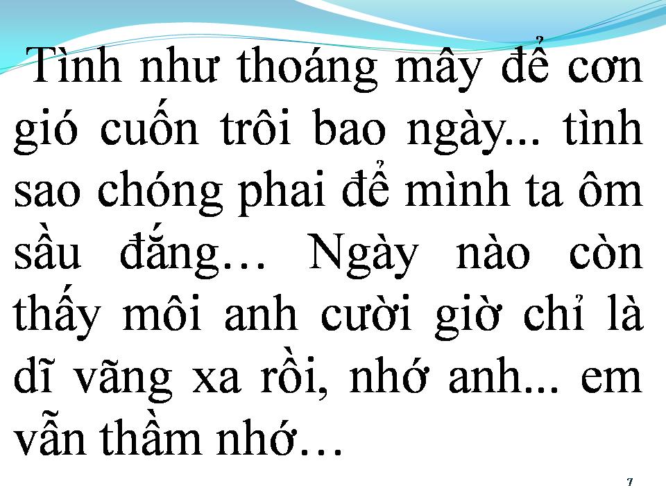 Lời bài hát DẤU YÊU