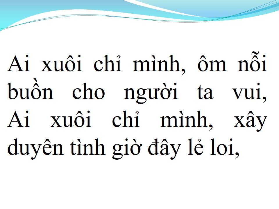 Lời bài hát DÂY ĐỦNG ĐỈNH BUỒN