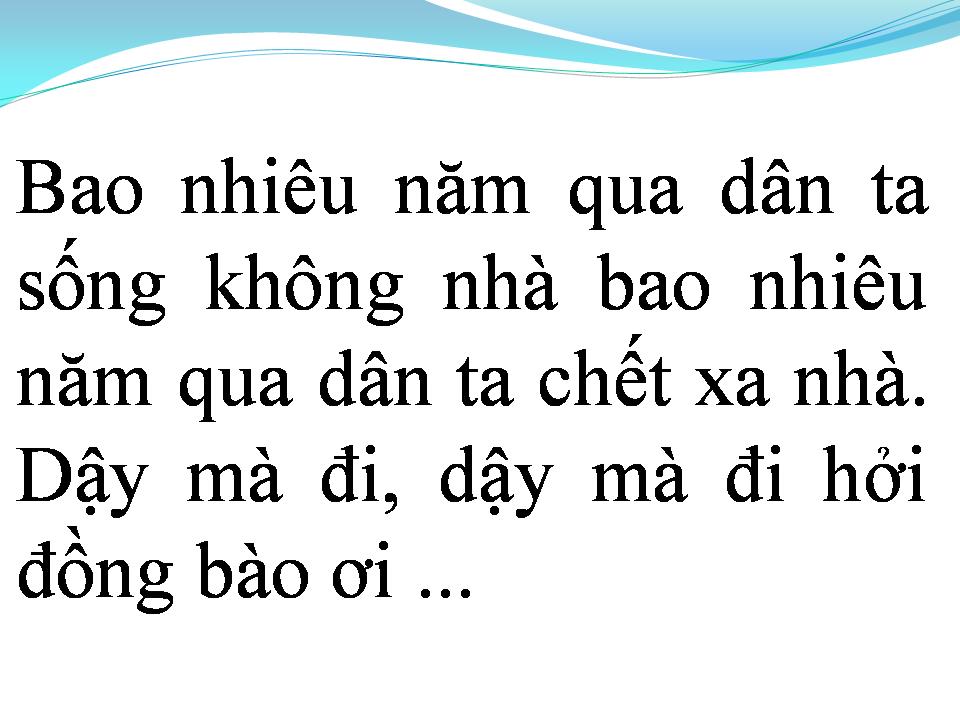 Lời bài hát DẬY MÀ ĐI