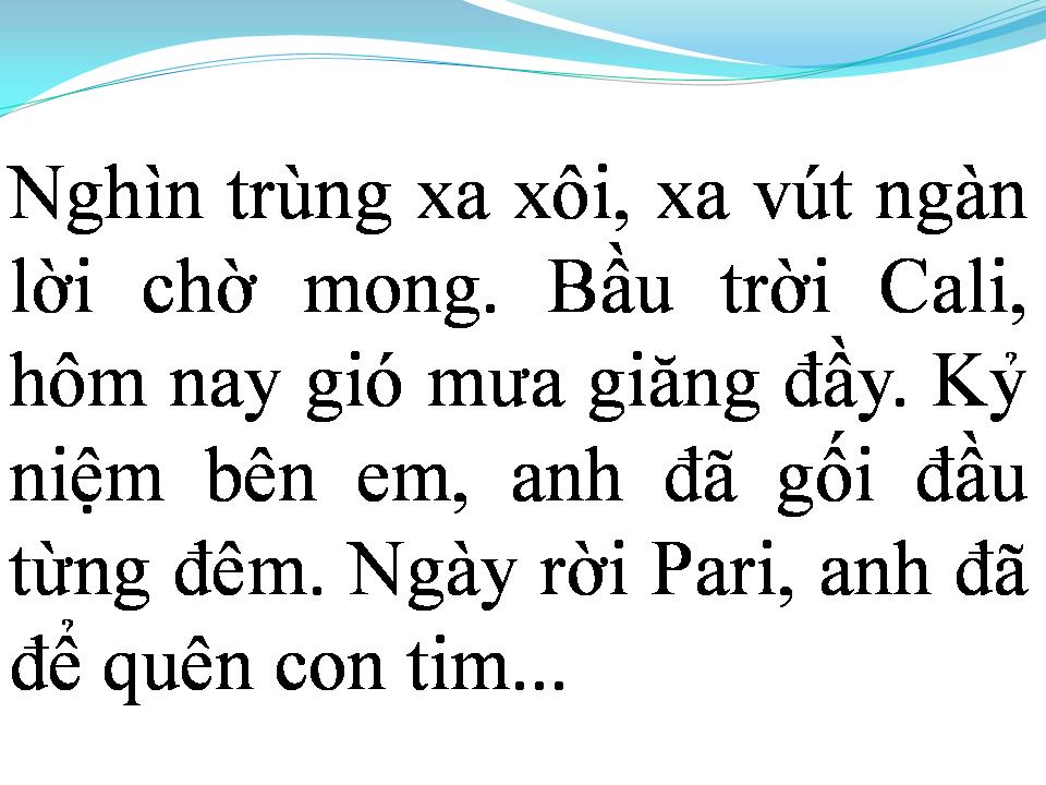 Lời bài hát ĐỂ QUÊN CON TIM