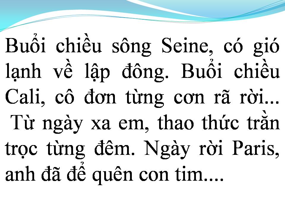 Lời bài hát ĐỂ QUÊN CON TIM