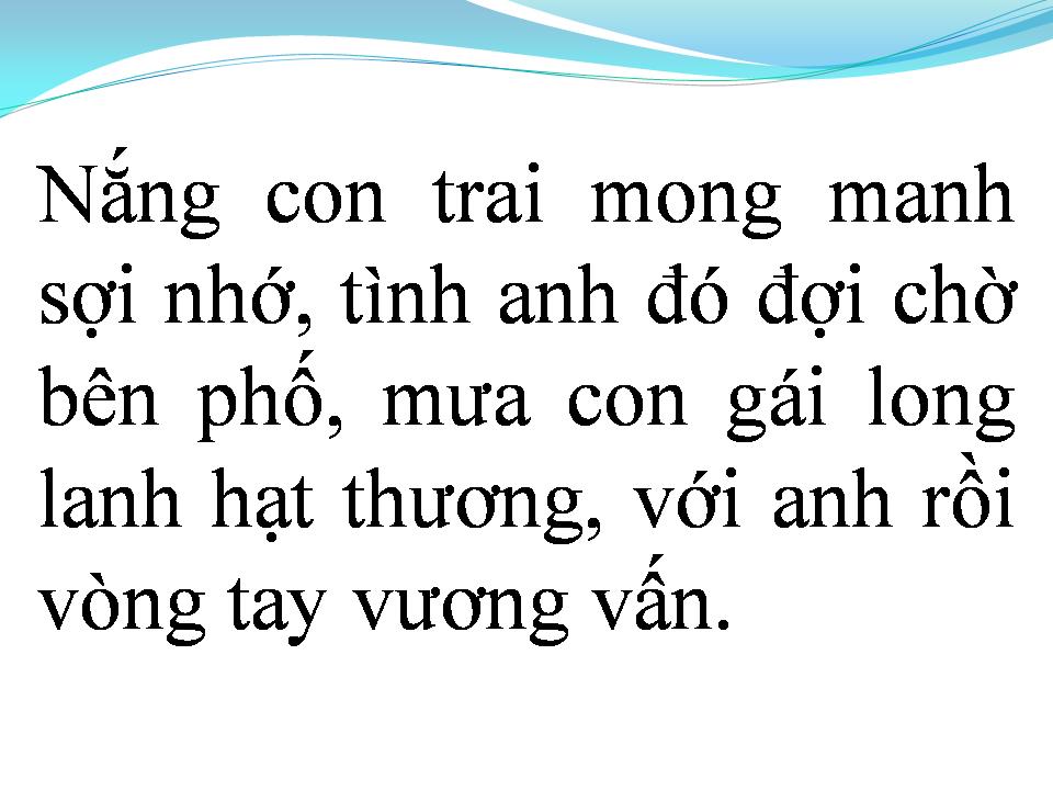 Lời bài hát DỄ THƯƠNG