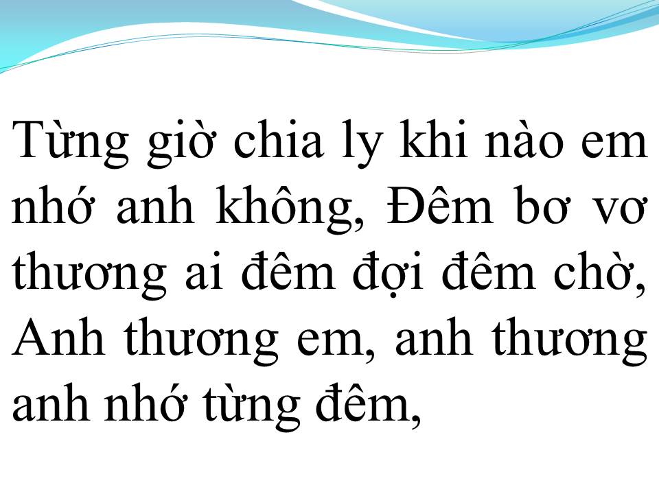 Lời bài hát ĐÊM BƠ VƠ