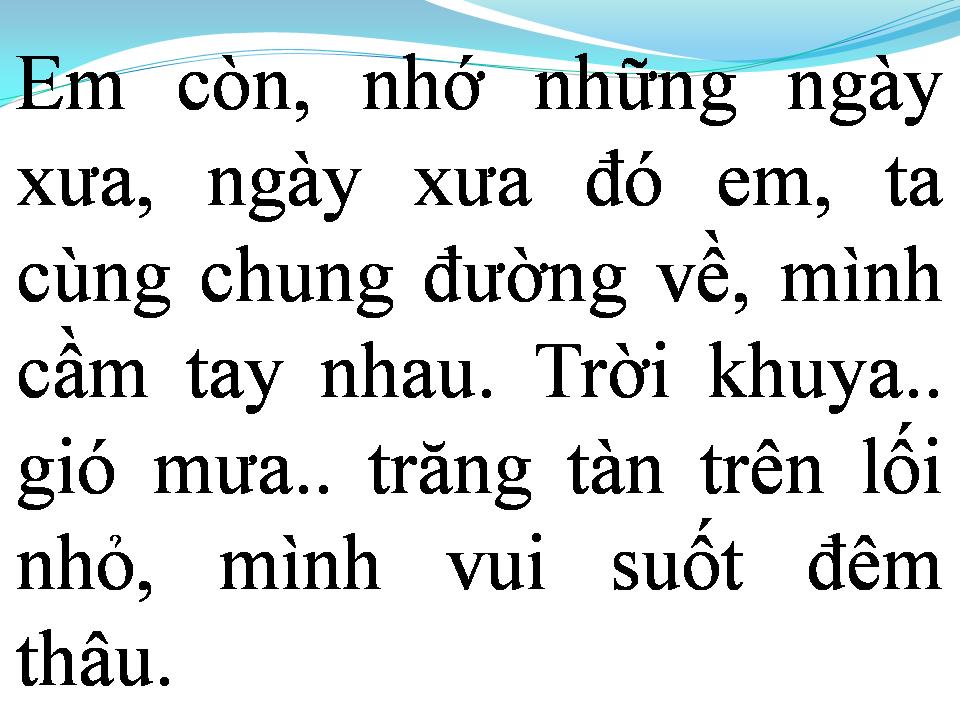 Lời bài hát ĐÊM BUỒN PHỐ NHỎ