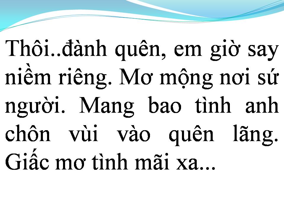 Lời bài hát ĐÊM CHIA TAY