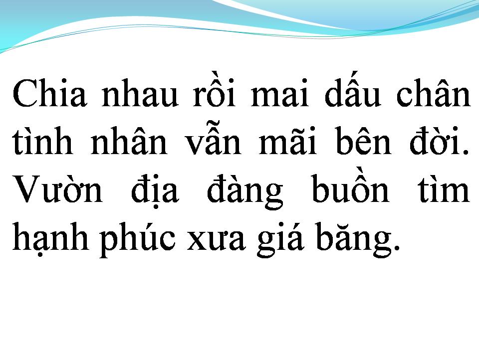 Lời bài hát ĐÊM CHIA TAY