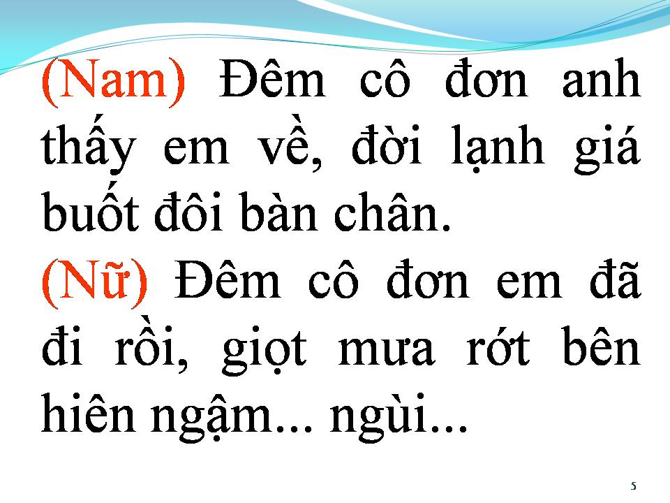 Lời bài hát ĐÊM CÔ ĐƠN