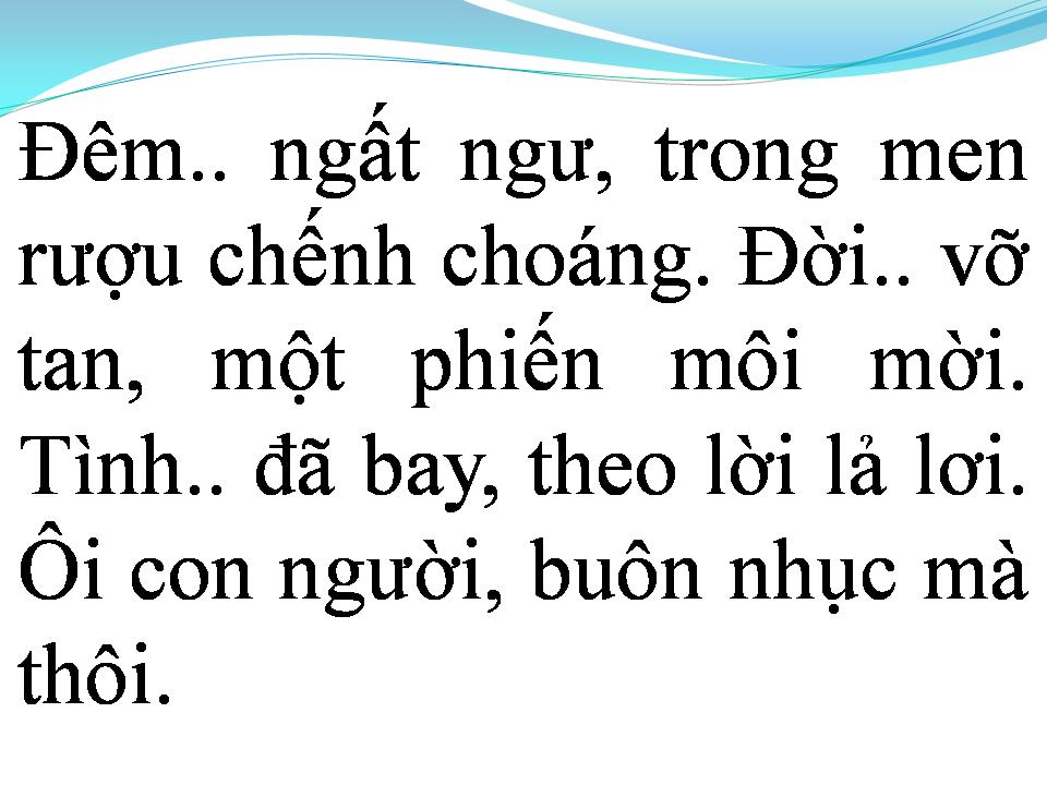 Lời bài hát ĐÊM SAY