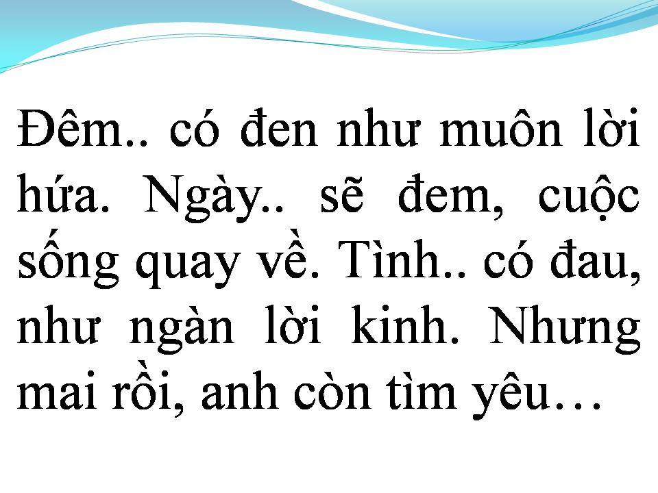 Lời bài hát ĐÊM SAY