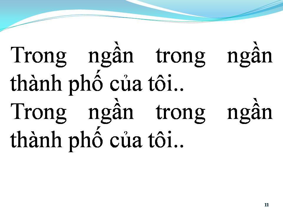 Lời bài hát ĐÊM THÀNH PHỐ ĐẦY SAO