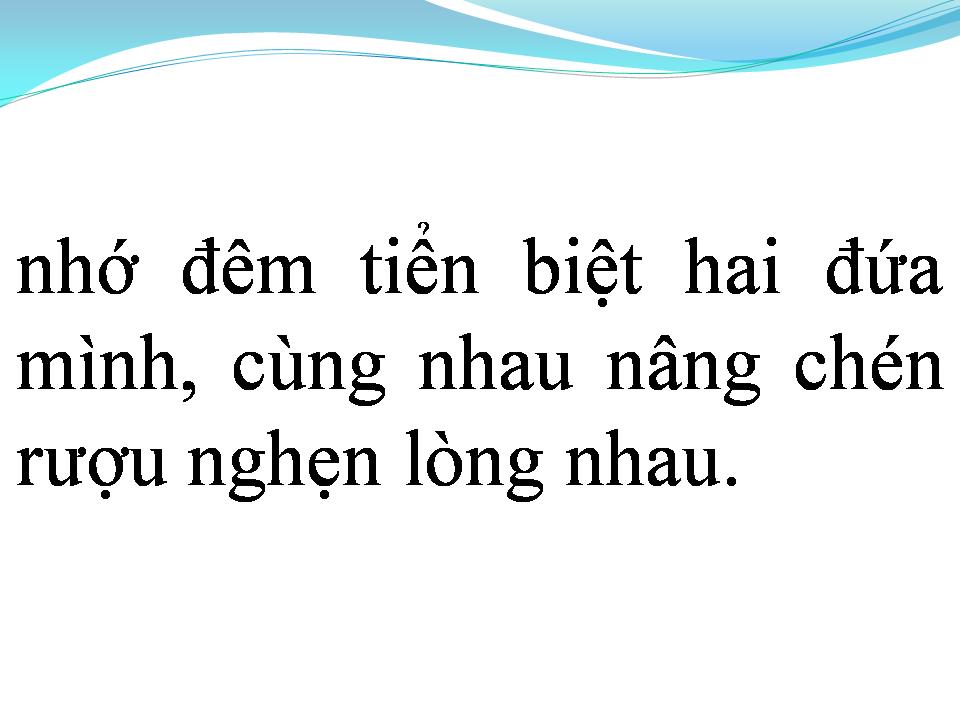 Lời bài hát ĐÊM TIỄN BIỆT