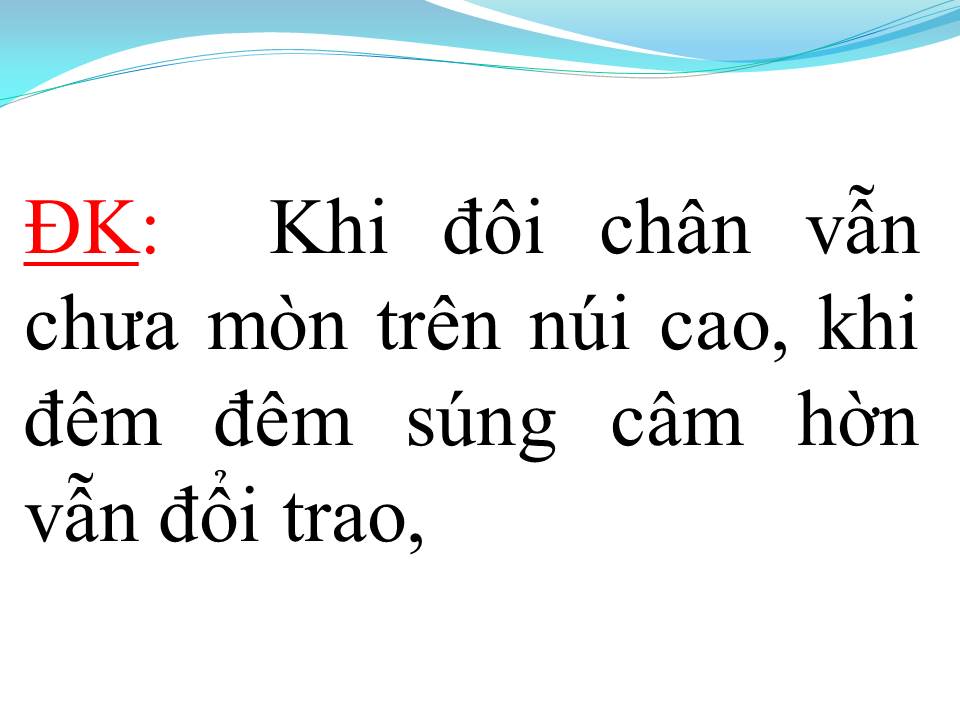 Lời bài hát ĐÊM TIỀN ĐỒN