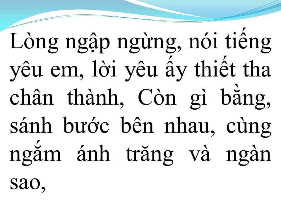 Lời bài hát ĐÊM TRĂNG TÌNH YÊU