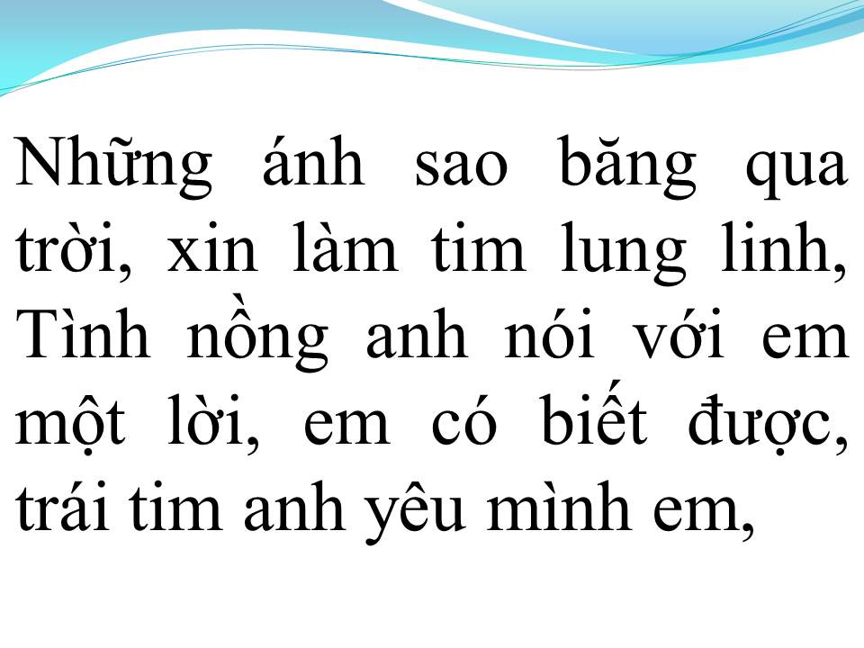 Lời bài hát ĐÊM TRĂNG TÌNH YÊU