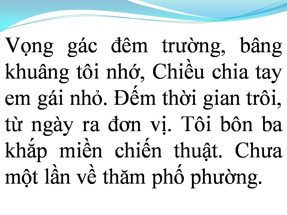 Lời bài hát ĐÊM TRÊN ĐỈNH SẦU
