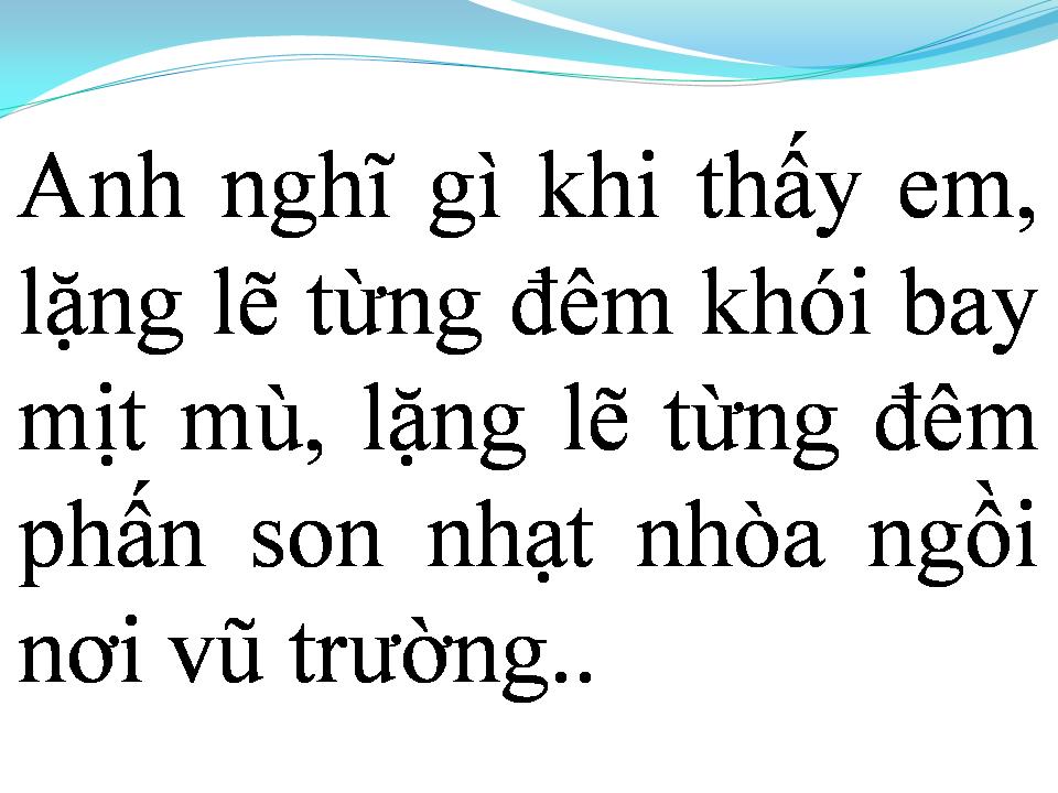 Lời bài hát ĐÊM VŨ TRƯỜNG