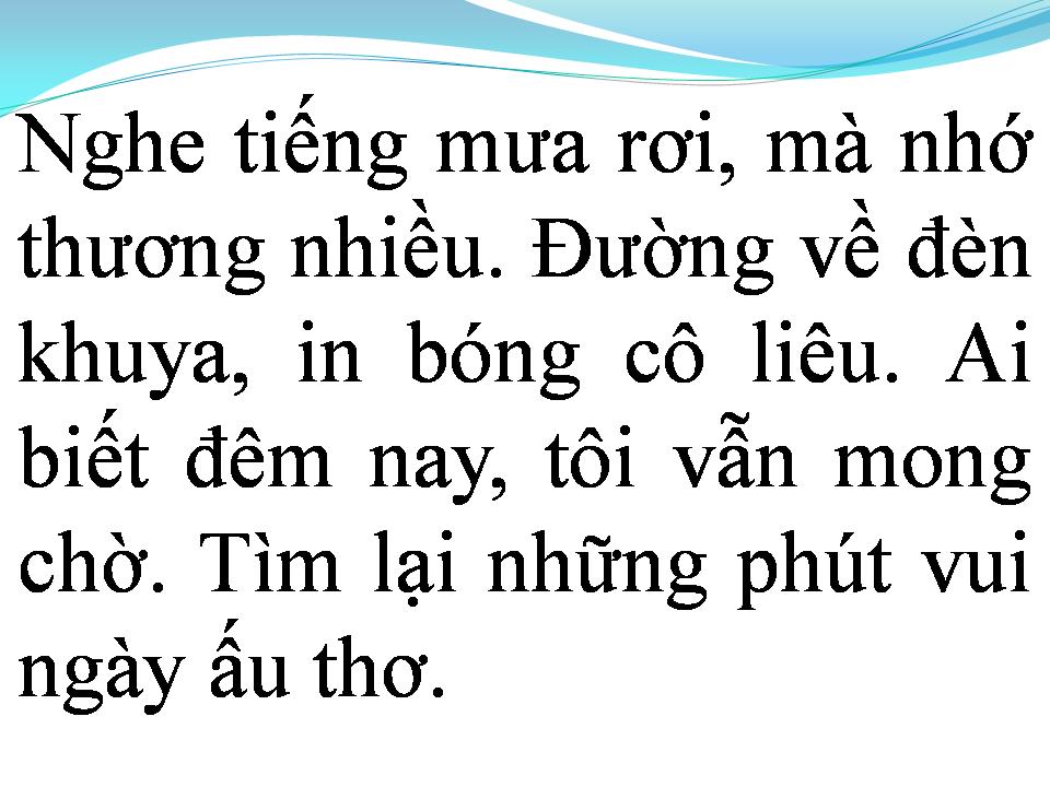 Lời bài hát ĐÈN KHUYA
