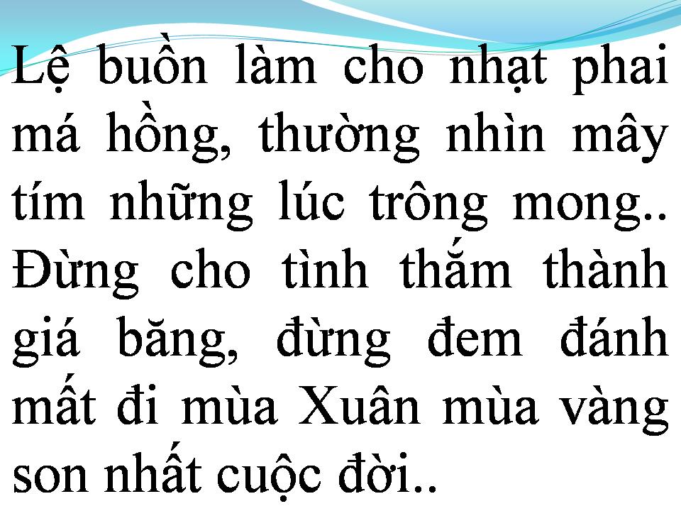 Lời bài hát ĐẸP LÒNG NGƯỜI YÊU