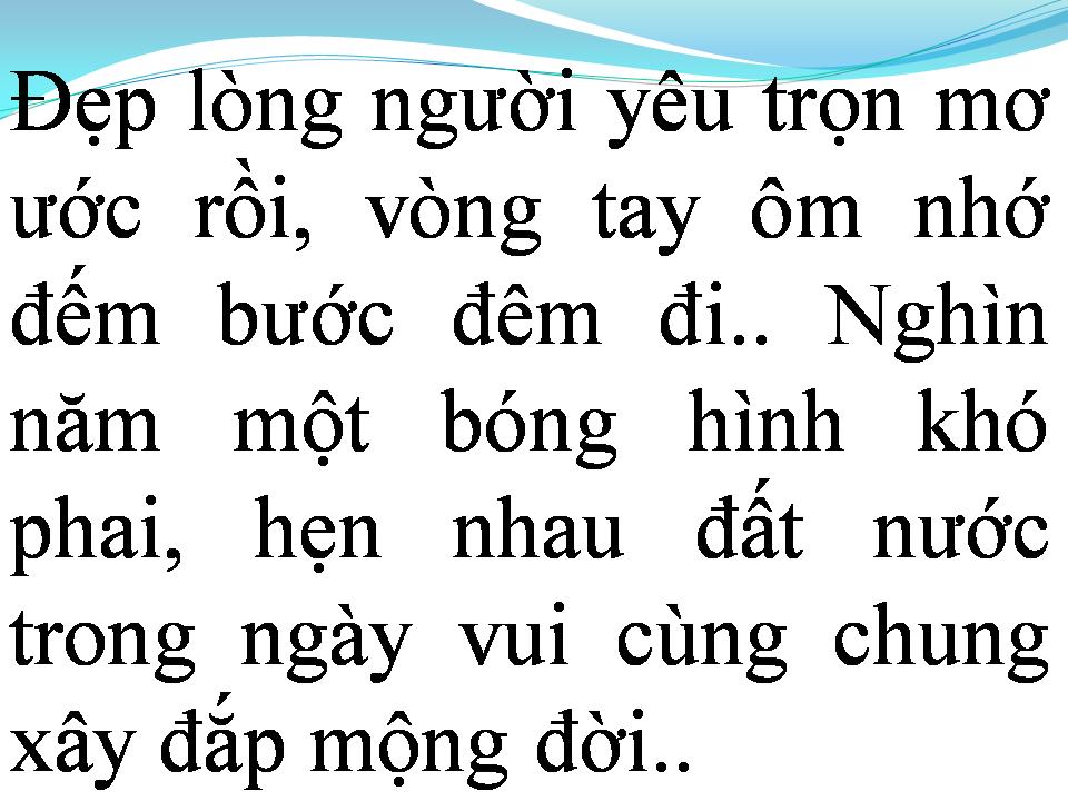 Lời bài hát ĐẸP LÒNG NGƯỜI YÊU