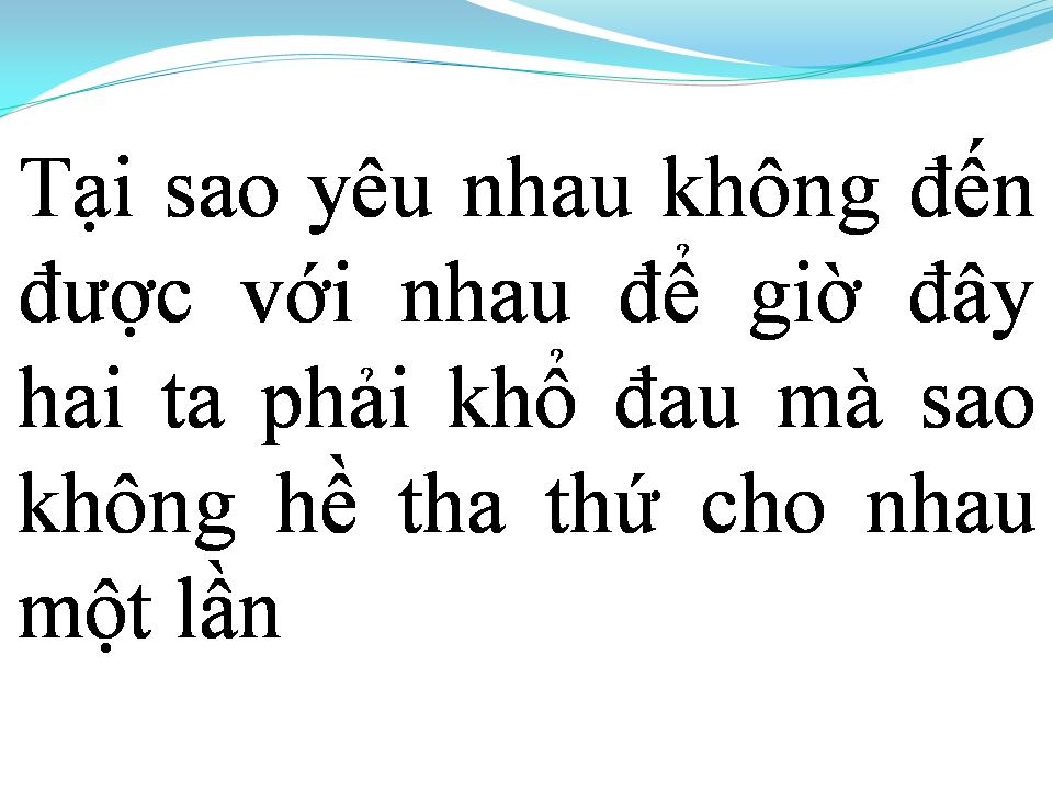 Lời bài hát DĨ VÃNG CUỘC TÌNH