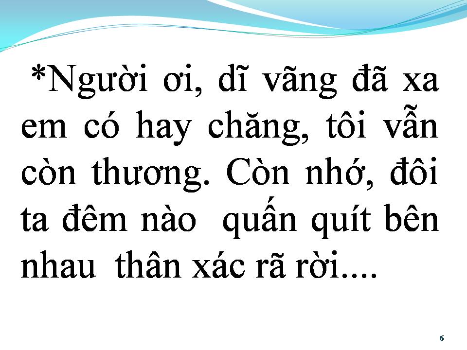 Lời bài hát DĨ VÃNG 