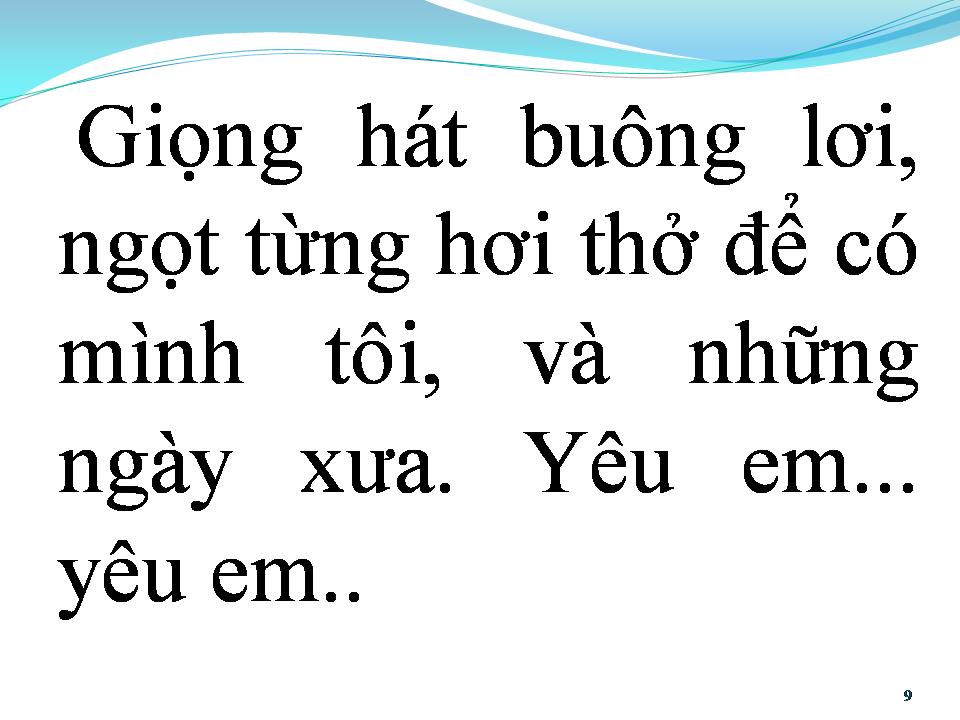 Lời bài hát DĨ VÃNG 
