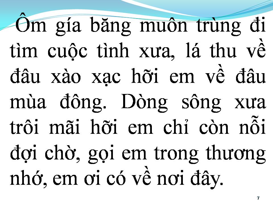 Lời bài hát ĐI VỀ NƠI XA