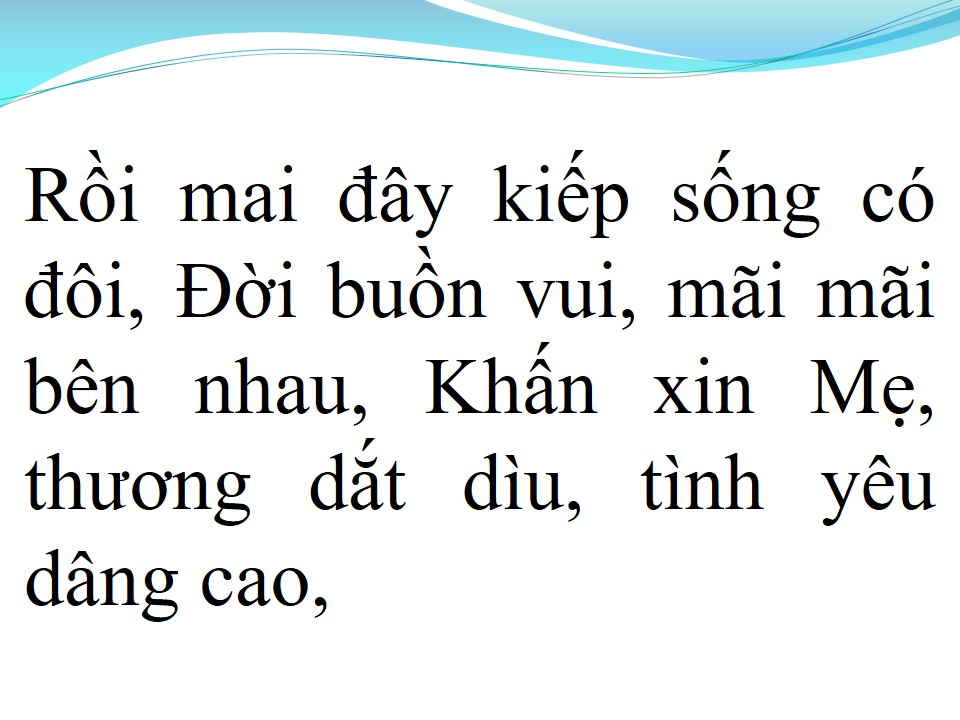 Lời bài hát DIỄM TÌNH CA BA