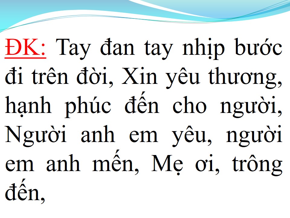 Lời bài hát DIỄM TÌNH CA BA