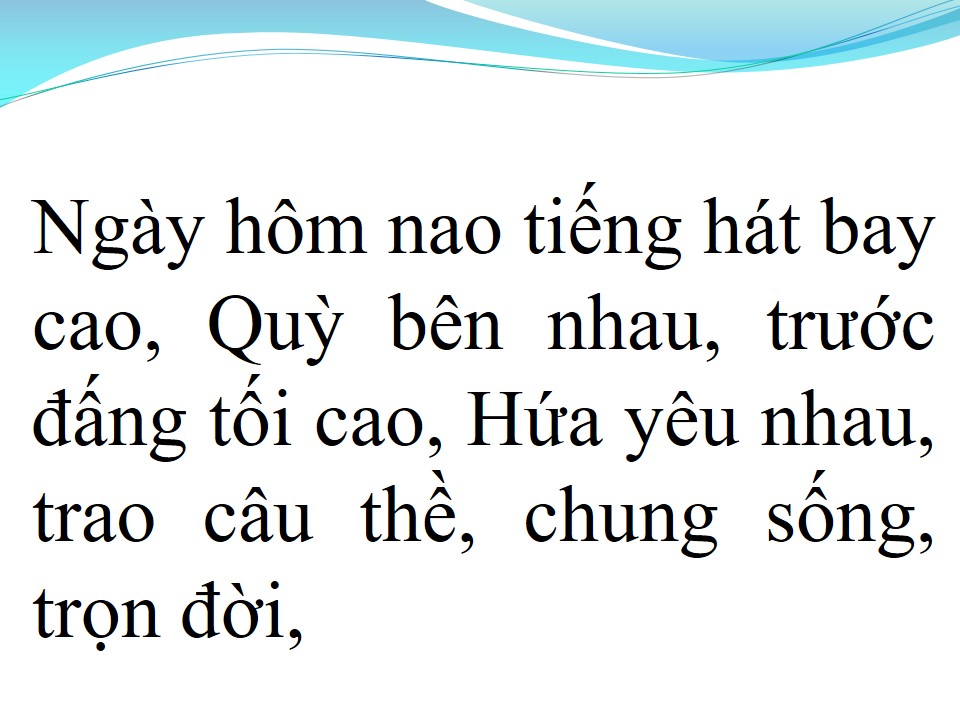 Lời bài hát DIỄM TÌNH CA BA
