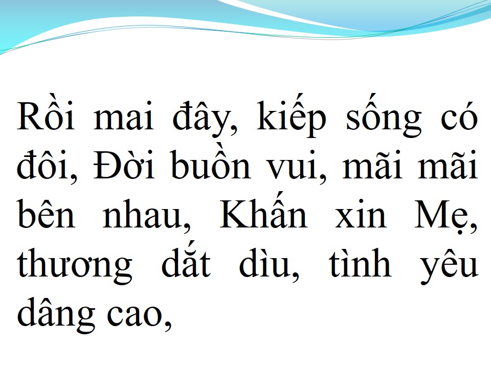 Lời bài hát DIỄM TÌNH CA BA