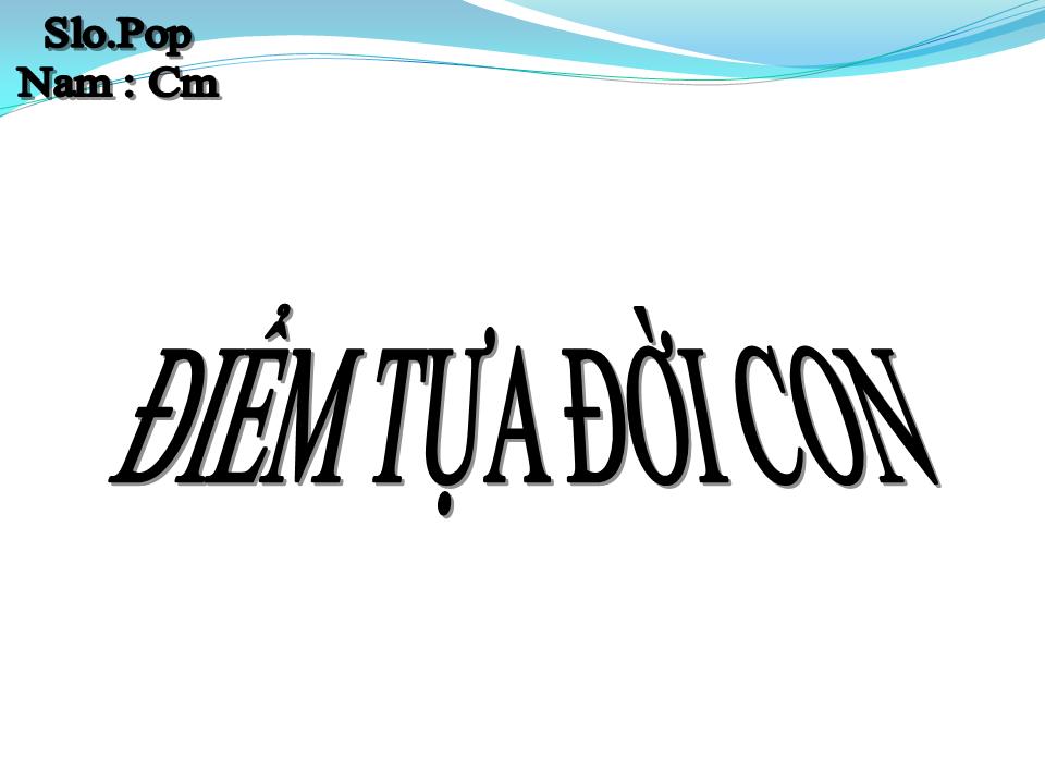 Lời bài hát ĐIỂM TỰA ĐỜI CON