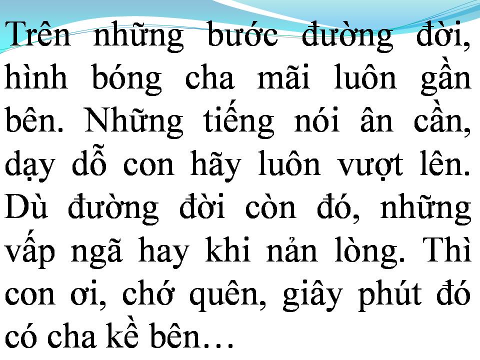 Lời bài hát ĐIỂM TỰA ĐỜI CON