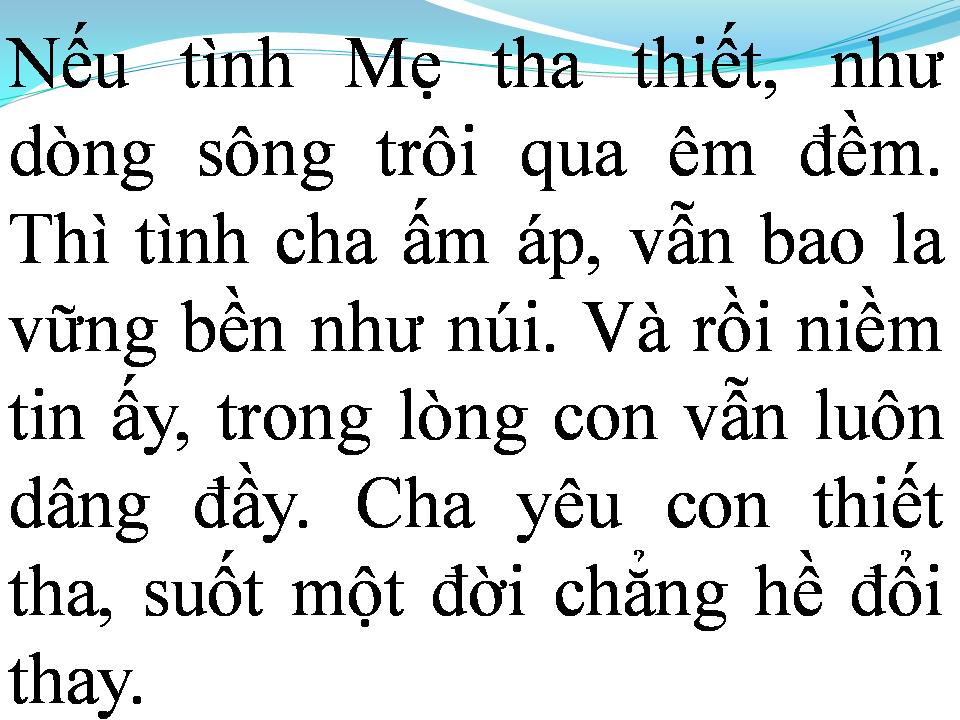 Lời bài hát ĐIỂM TỰA ĐỜI CON